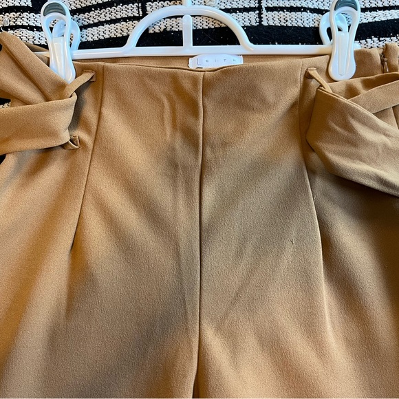 Leith Tie Waist Paper Bag Pants. - Picture 14 of 16